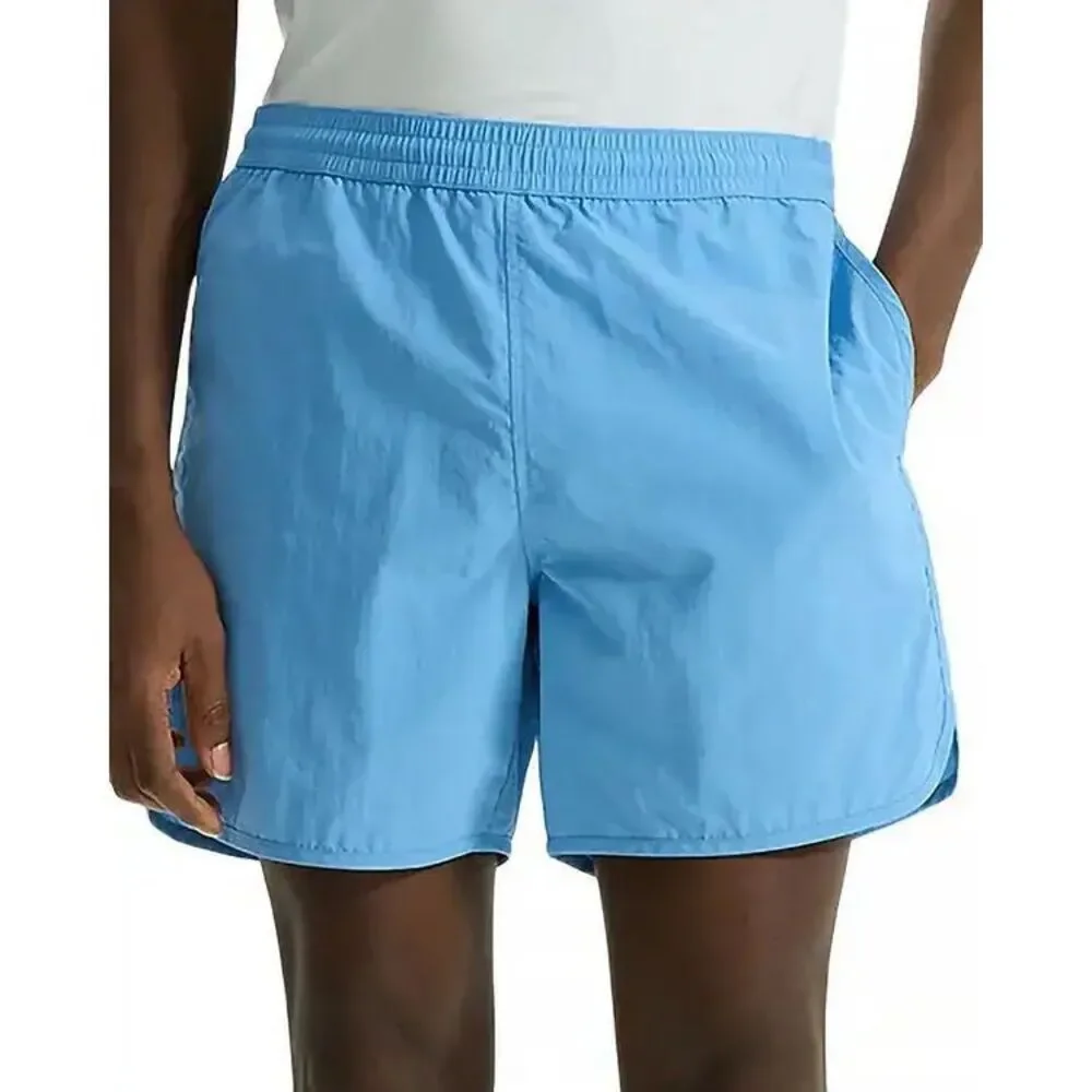 Theory Track Swim Blue Crinkle Swim Trunks Shorts L NWT Coastal Yatch Club